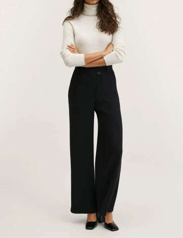 Pantaloni Mango, negru