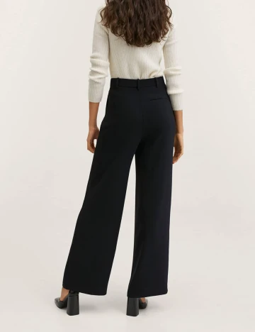Pantaloni Mango, negru
