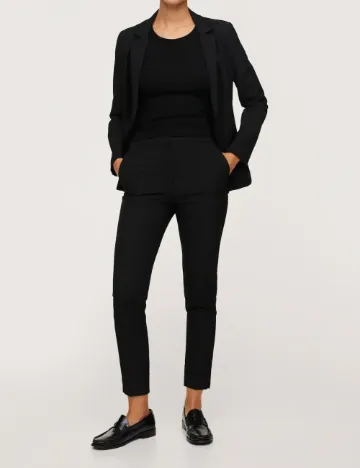 Pantaloni Mango, negru
