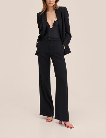 Pantaloni Mango, negru