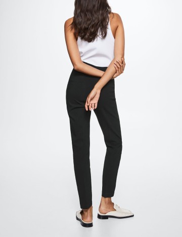 Pantaloni Mango, negru