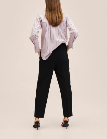 Pantaloni Mango, negru