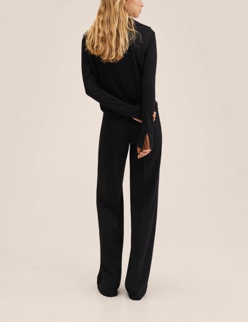 Pantaloni Mango, negru