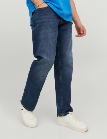 Blugi Jack&Jones Plus Size Men, bleumarin