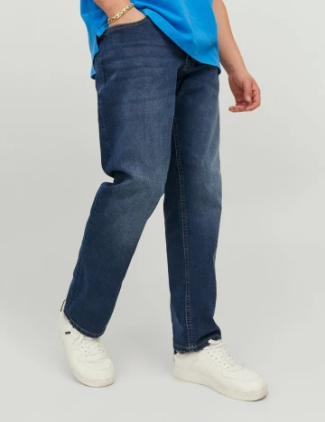Blugi Jack&Jones Plus Size Men, bleumarin