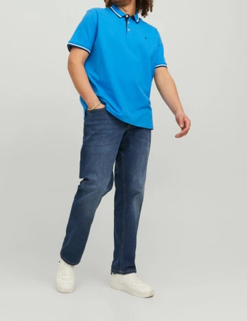Blugi Jack&Jones Plus Size Men, bleumarin