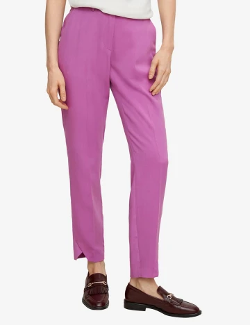 Pantaloni Comma, roz Roz