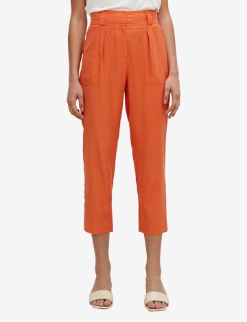 Pantaloni Comma, portocaliu