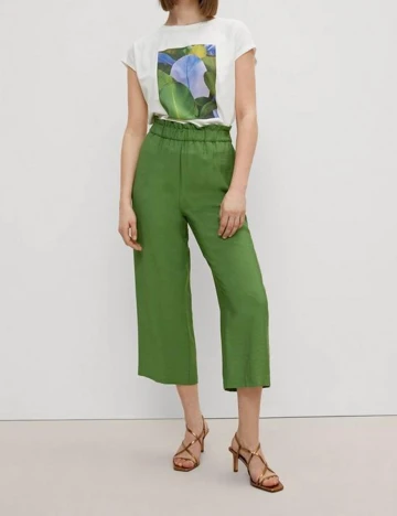 Pantaloni Comma, verde Verde