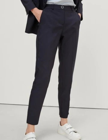 Pantaloni Comma, bleumarin
