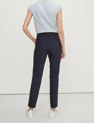 Pantaloni Comma, bleumarin