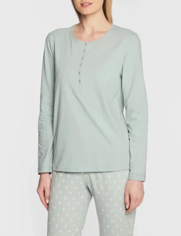 Bluza de pijama Triumph, albastru Albastru