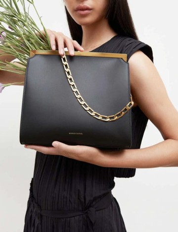 Geanta Mansur Gavriel, negru