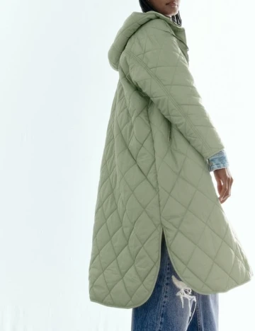 Geaca Zara, verde Verde