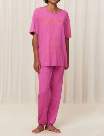 Pijama Triumph, roz Roz