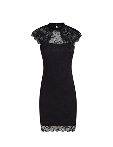 Rochie scurta Guess, negru