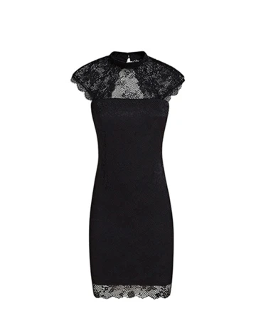 Rochie scurta Guess, negru