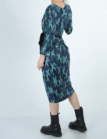 Rochie medie Marciano Guess, bleumarin