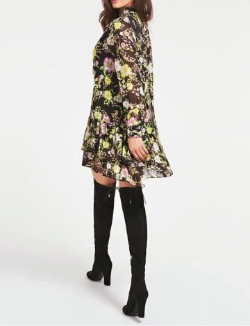 Rochie scurta Guess, floral Floral print