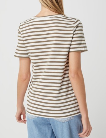 Tricou s.Oliver, alb/verde