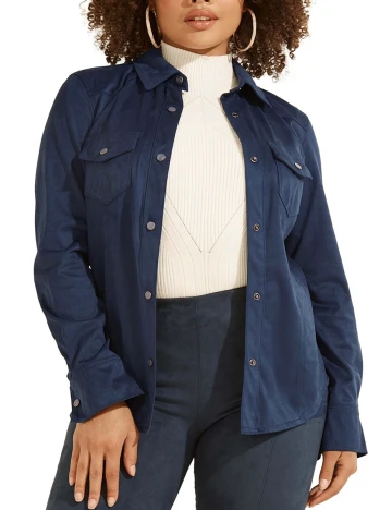 Camasa Guess, bleumarin