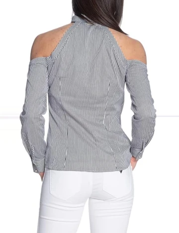 Camasa Guess, alb/negru
