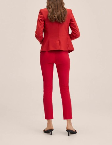 Pantaloni Mango, rosu