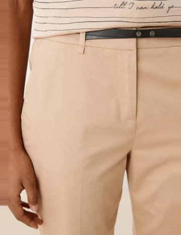 Pantaloni s.Oliver, crem Crem