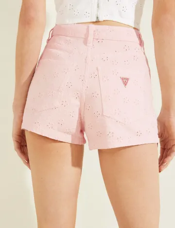 Pantaloni scurti Guess, roz