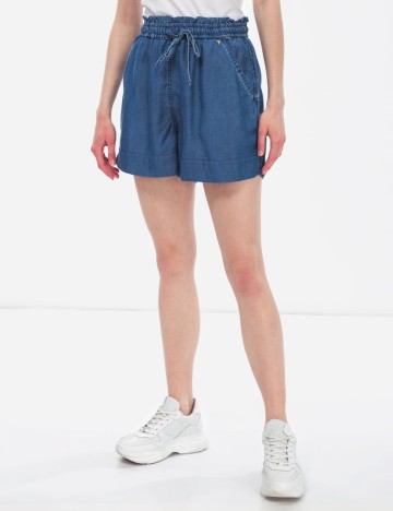 
						Pantaloni scurti Guess, albastru