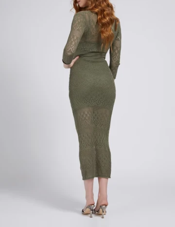 Rochie lunga Guess, verde
