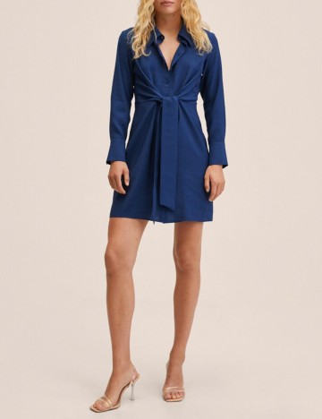 Rochie scurta Mango, bleumarin