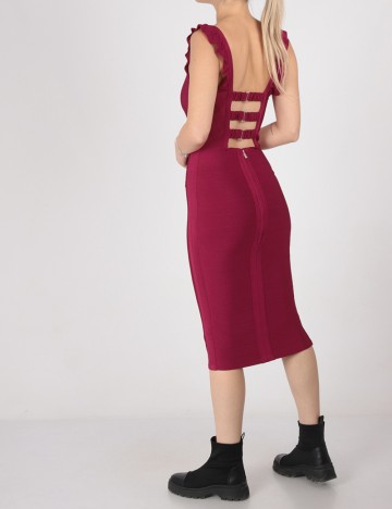 Rochie medie Marciano Guess, magenta