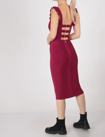 Rochie medie Marciano Guess, magenta