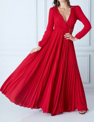 Rochie lunga Marciano Guess, rosu