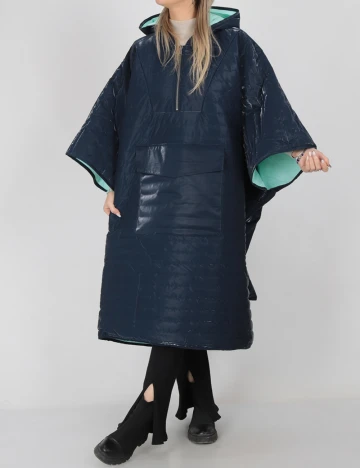Poncho Something New, albastru