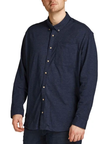 Camasa Jack&Jones Plus Size Men, bleumarin