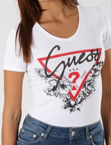 Tricou Guess, alb