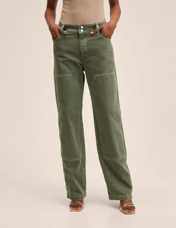 Blugi Mango, verde
