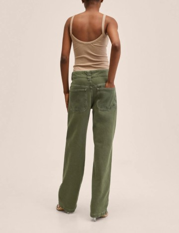 Blugi Mango, verde