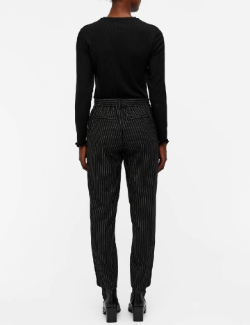 Pantaloni Object, negru