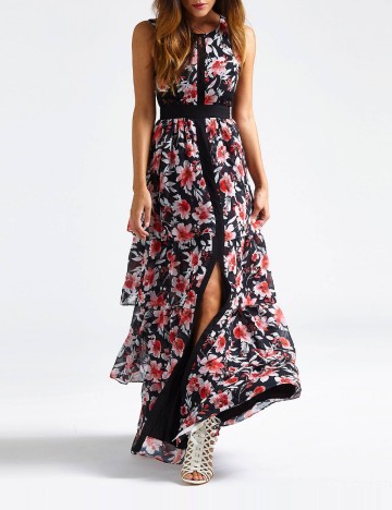 Rochie lunga Guess, floral