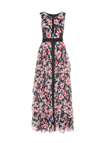 Rochie lunga Guess, floral