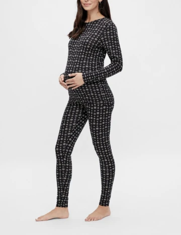 Pijama Mamalicious, negru