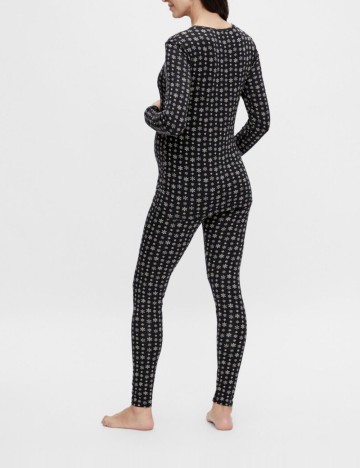 Pijama Mamalicious, negru