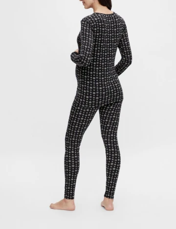 Pijama Mamalicious, negru