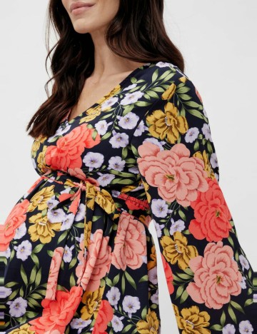 Rochie scurta Mamalicious, imprimeu floral