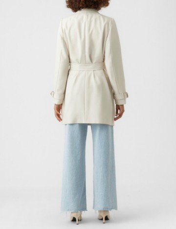 Trench Vero Moda, ecru