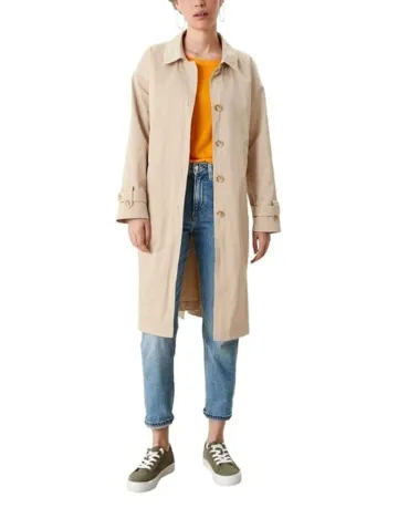 Trench Q/S, crem