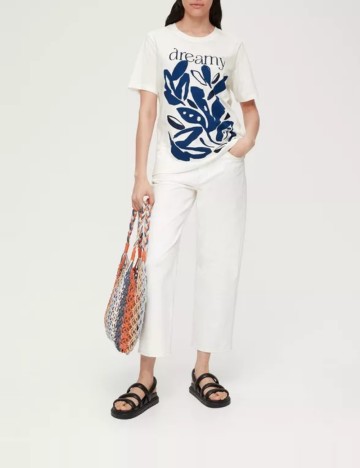 
						Tricou s.Oliver, alb